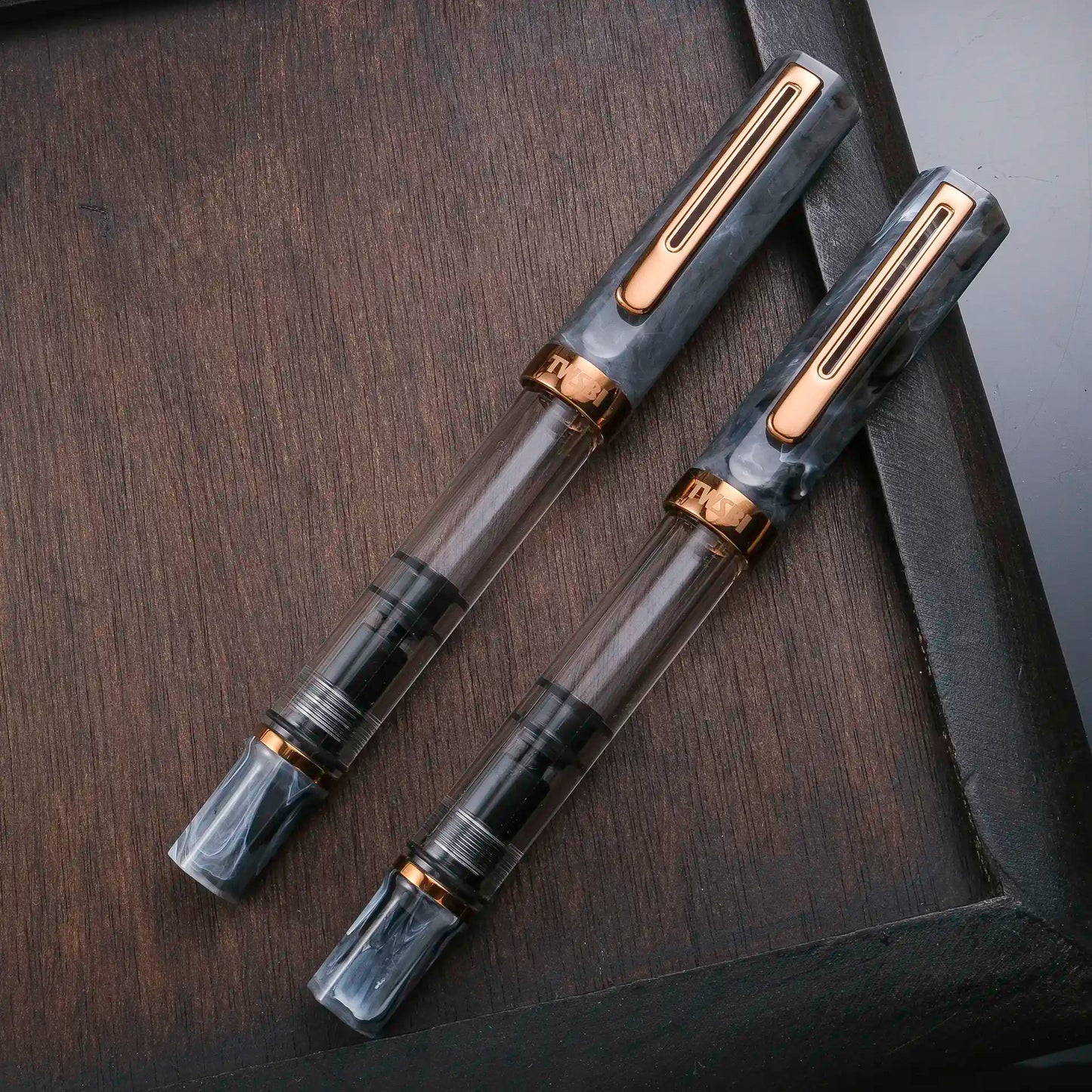 TWSBI ECO Fountain Pen -  Black Marble Bronze