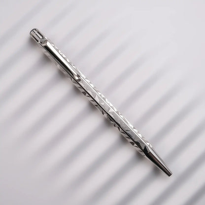 Caran d'Ache Ecridor Alpine Frost Ballpoint Pen & Polar Blue Leather Case Set