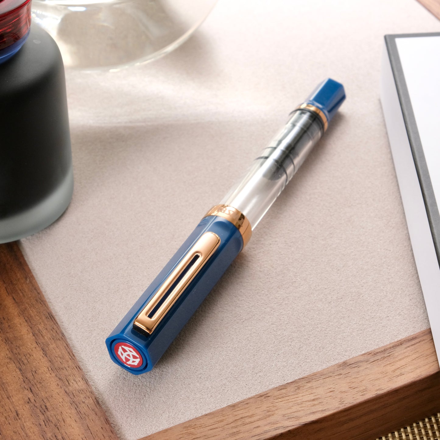 TWSBI ECO Fountain Pen - Indigo Blue with Bronze
