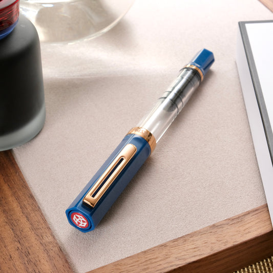 TWSBI ECO Fountain Pen - Indigo Blue with Bronze