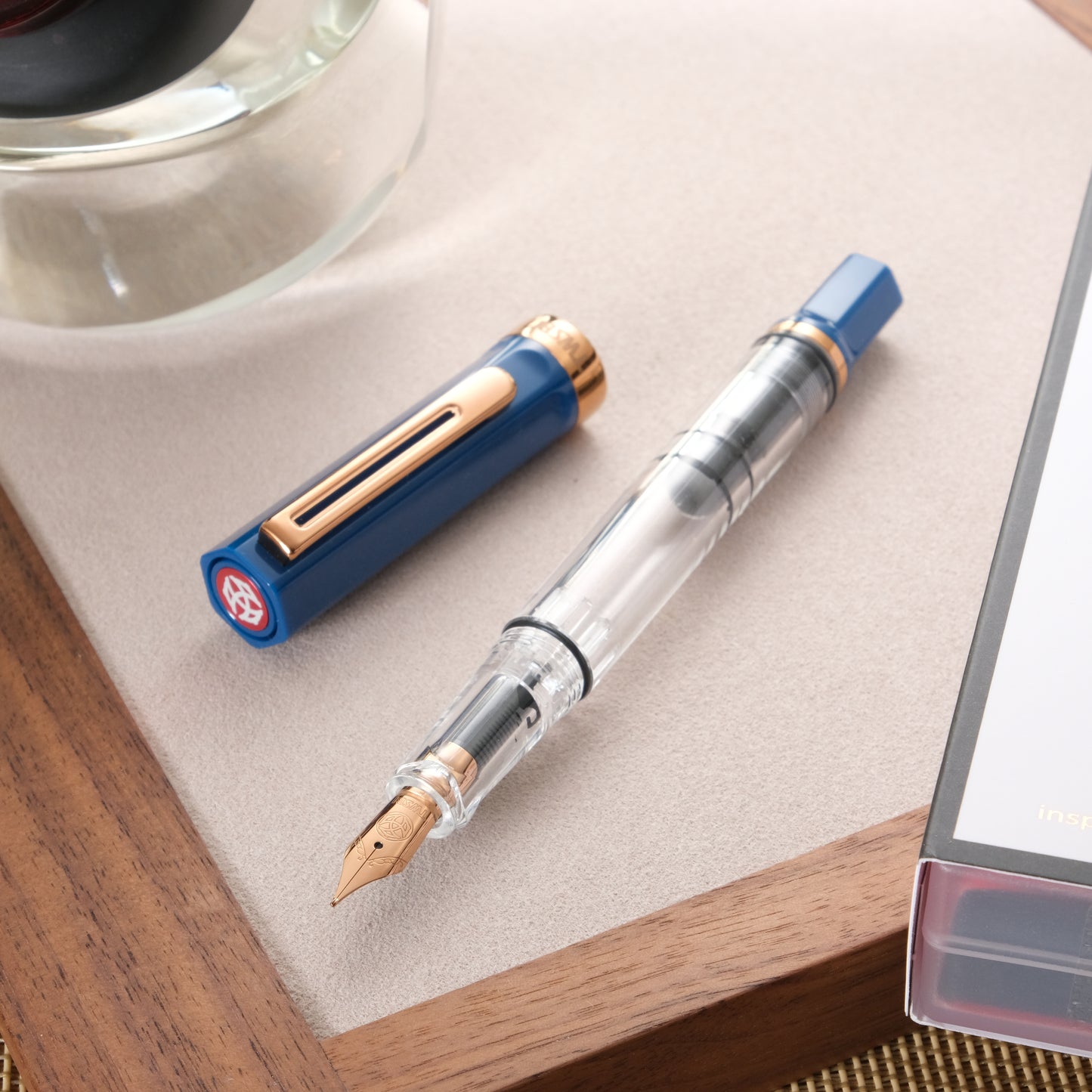 TWSBI ECO Fountain Pen - Indigo Blue with Bronze