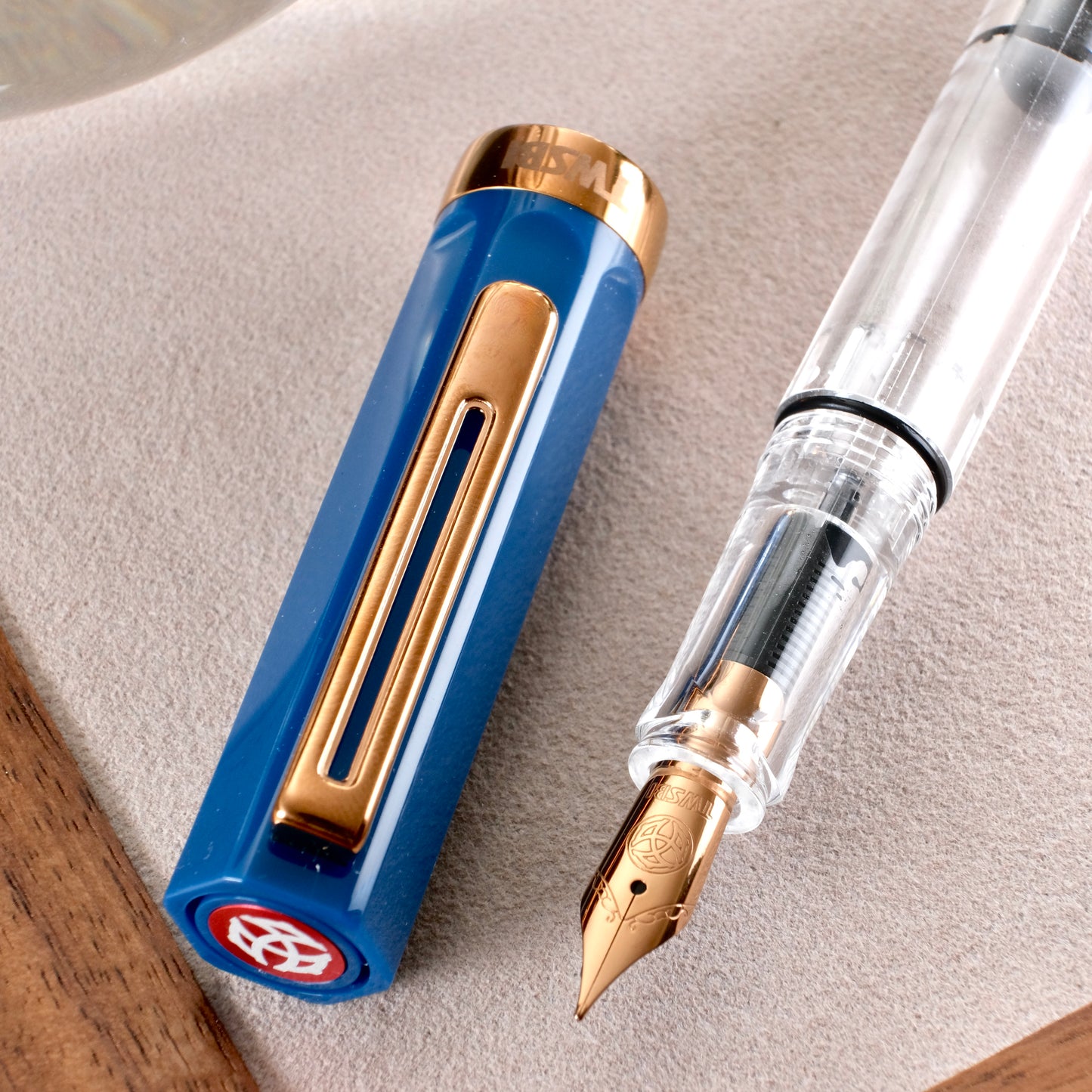 TWSBI ECO Fountain Pen - Indigo Blue with Bronze