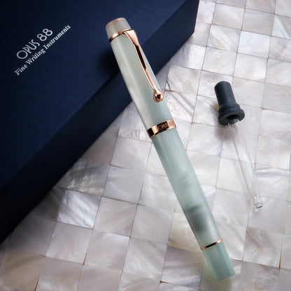 Opus 88 Harmony Eyedropper Fountain Pen - Cloud Dancer