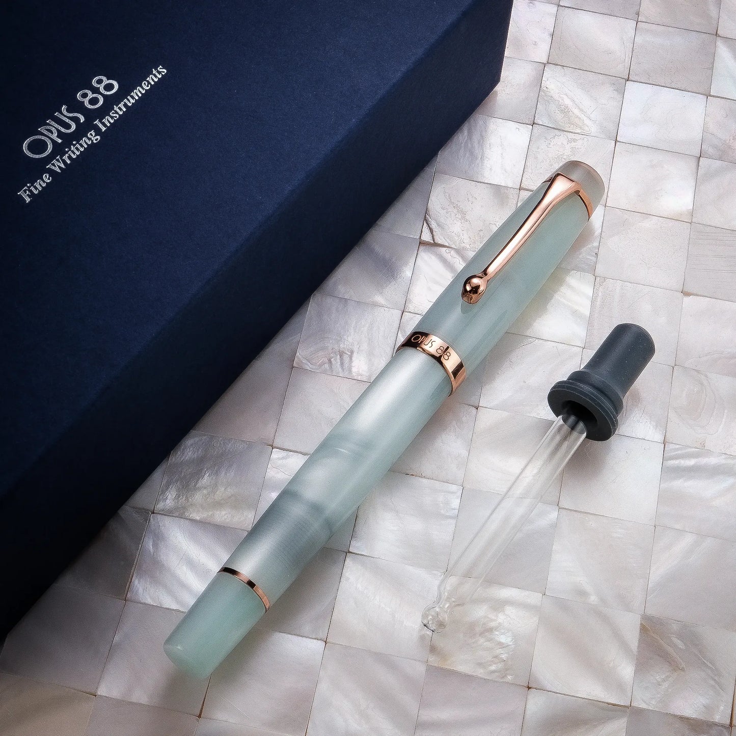 Opus 88 Harmony Eyedropper Fountain Pen - Cloud Dancer