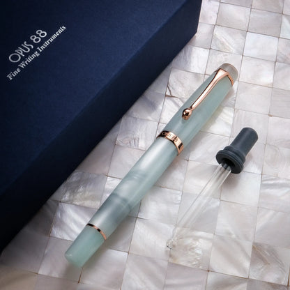 Opus 88 Harmony Eyedropper Fountain Pen - Cloud Dancer