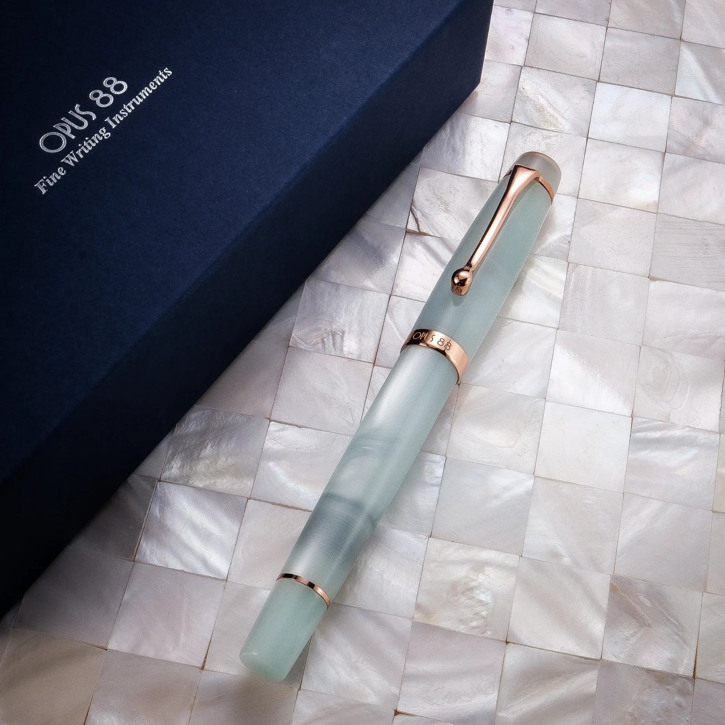 Opus 88 Harmony Eyedropper Fountain Pen - Cloud Dancer