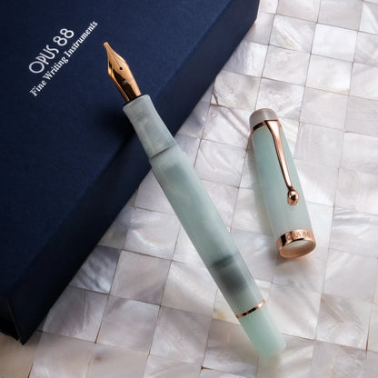 Opus 88 Harmony Eyedropper Fountain Pen - Cloud Dancer