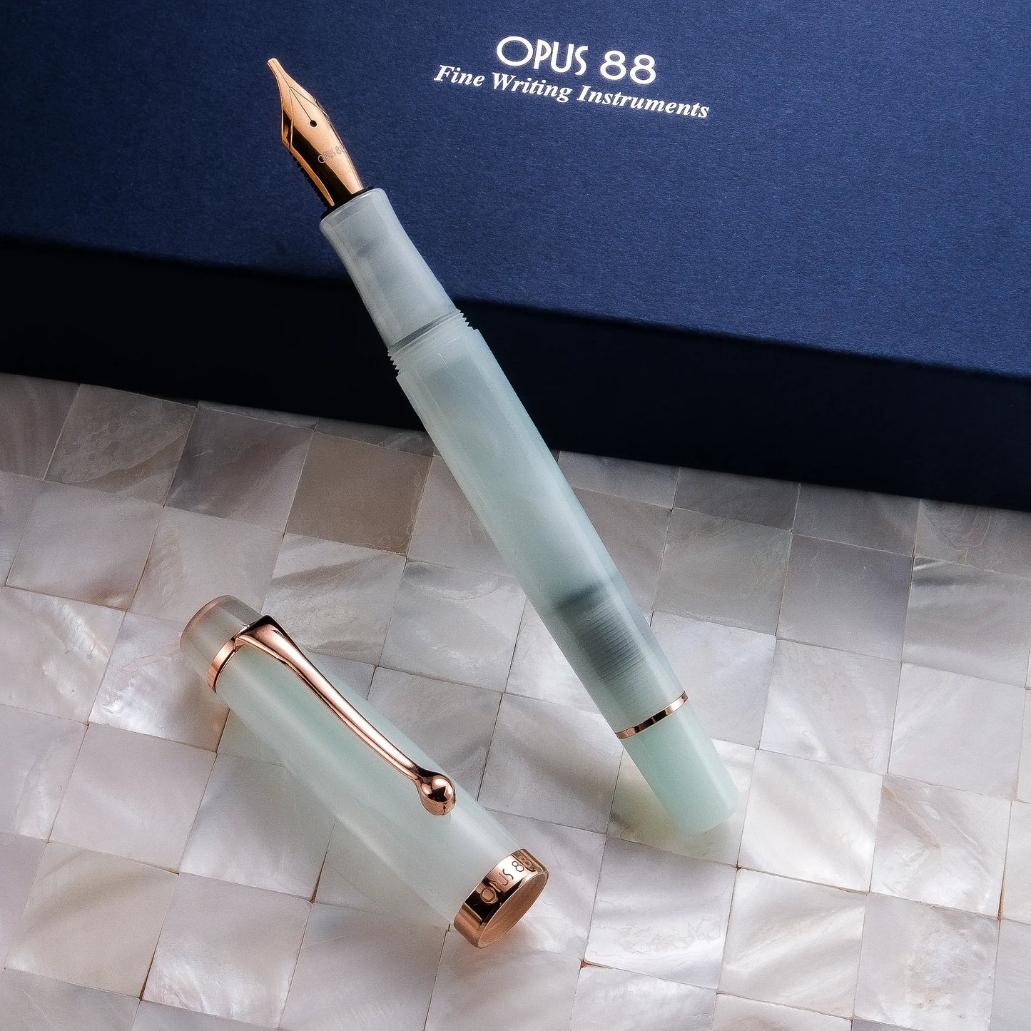Opus 88 Harmony Eyedropper Fountain Pen - Cloud Dancer