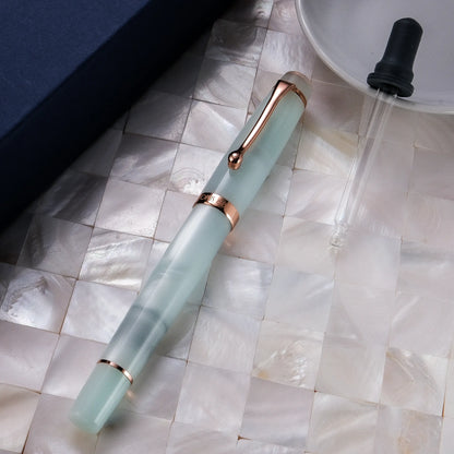 Opus 88 Harmony Eyedropper Fountain Pen - Cloud Dancer