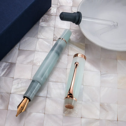 Opus 88 Harmony Eyedropper Fountain Pen - Cloud Dancer