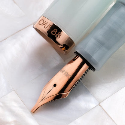 Opus 88 Harmony Eyedropper Fountain Pen - Cloud Dancer