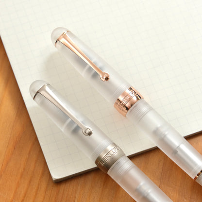 Penlux Masterpiece Delgado Demo Matte Fountain Pen - Rose Gold