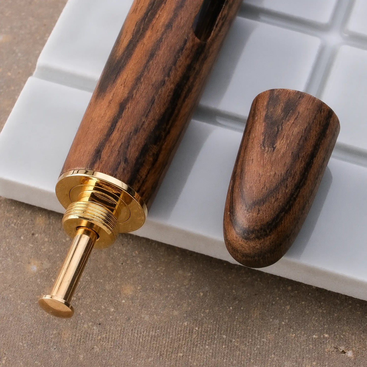 Fine Writing International Wooden Vacuum Filler Fountain Pen - Bocote