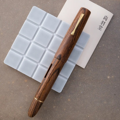 Fine Writing International Wooden Vacuum Filler Fountain Pen - Bocote