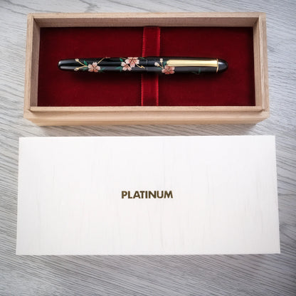 Platinum 3776 Kaga Hira Maki-e Fountain Pen - Sakura