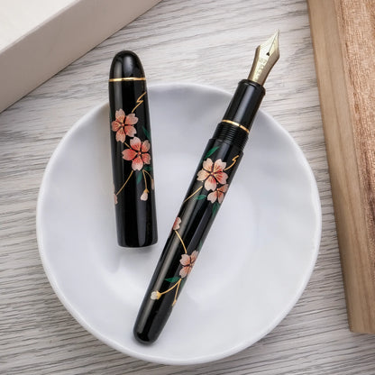 Platinum 3776 Kaga Hira Maki-e Fountain Pen - Sakura