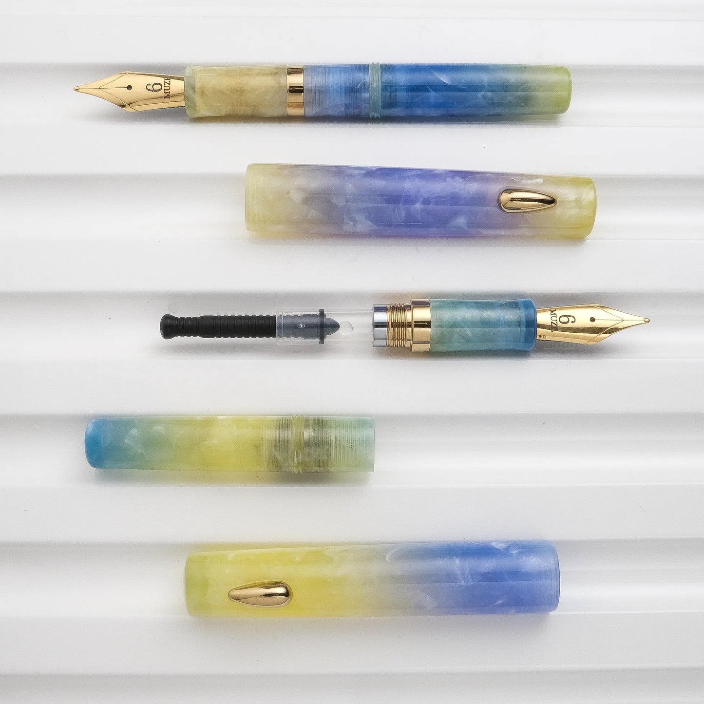 Muze x Fine Writing International Pencket 6th Anniversary Fountain Pen - Summer Breeze
