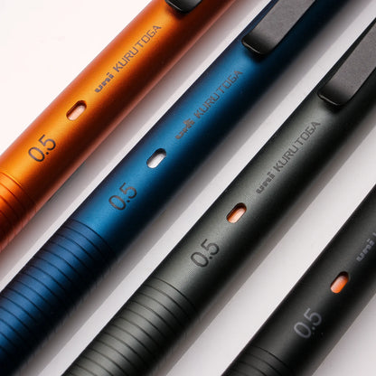 UNI Kurutoga Metal Self-Rotating 0.5mm Mechanical Pencil - Sunrise Orange (Limited Edition)