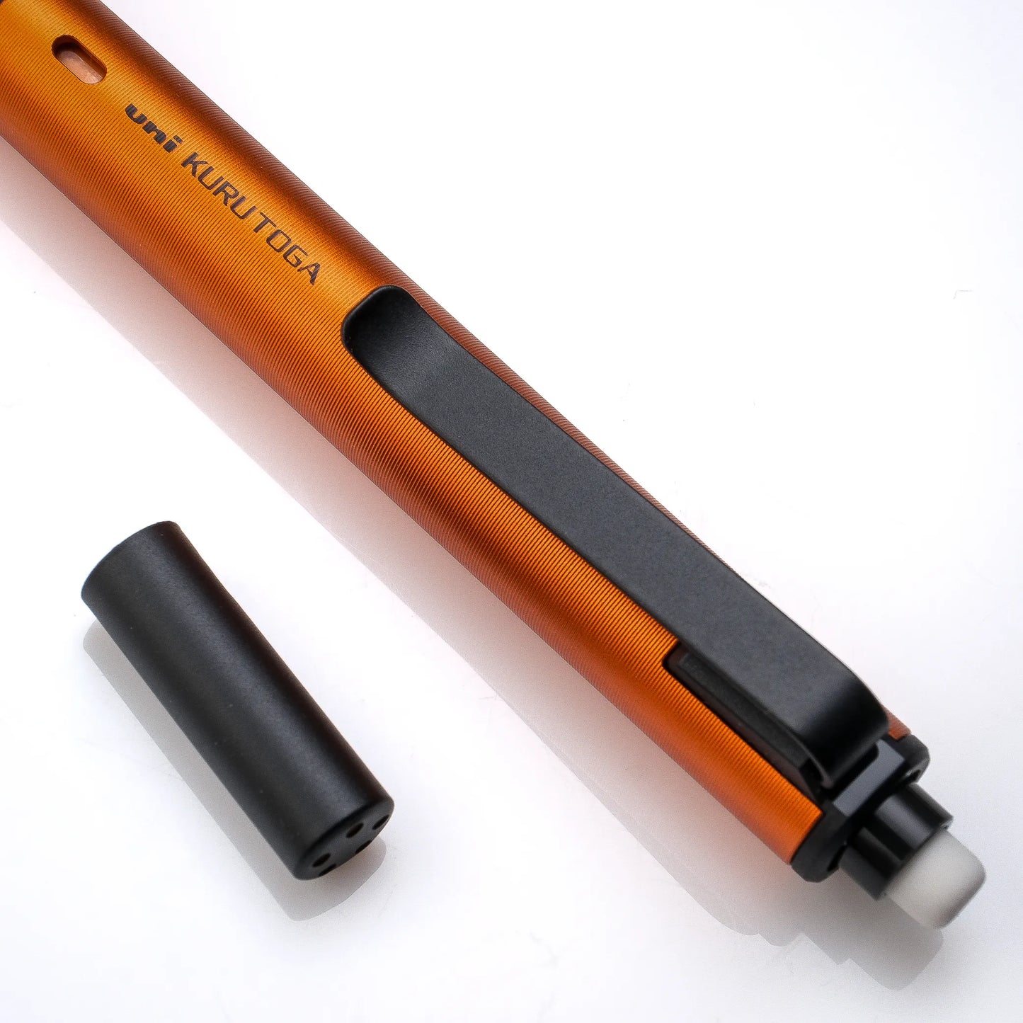 UNI Kurutoga Metal Self-Rotating 0.5mm Mechanical Pencil - Sunrise Orange (Limited Edition)