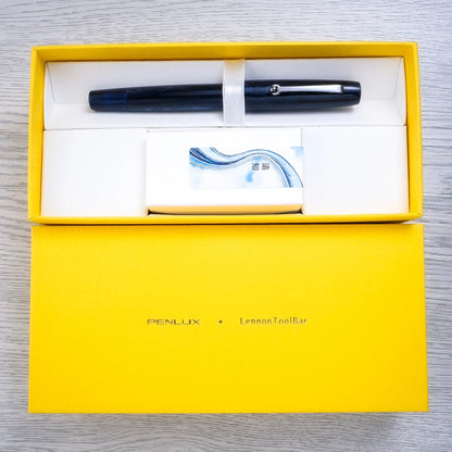 Penlux x Lennon Tool Bar Concerto Fountain Pen & Ink Set - Kyanite