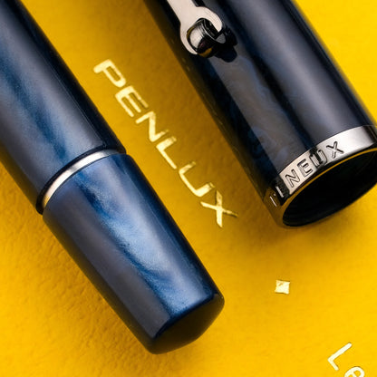 Penlux x Lennon Tool Bar Concerto Fountain Pen & Ink Set - Kyanite
