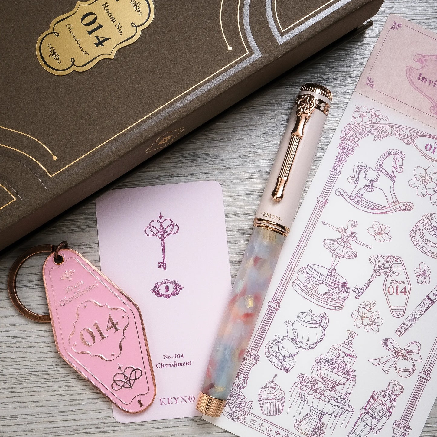 Dominant Industry Keyno Stay.tionery Fountain Pen - No. 014 Cherishment