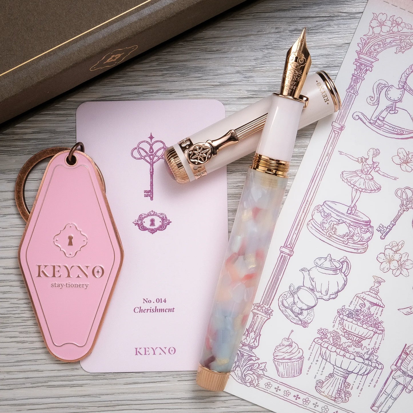 Dominant Industry Keyno Stay.tionery Fountain Pen - No. 014 Cherishment