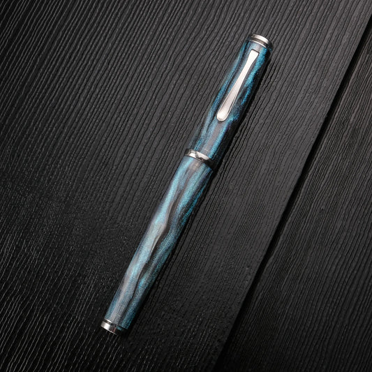 Cypress Urban Recluse Fountain Pen - Blue Nebula
