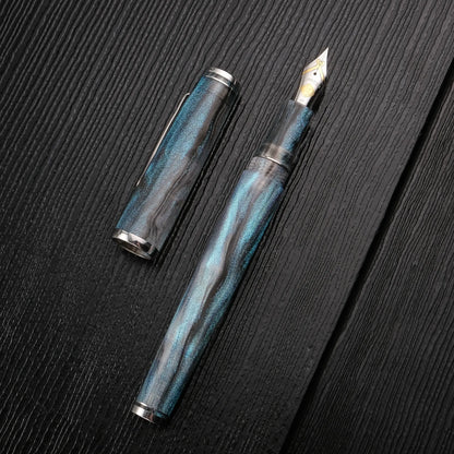 Cypress Urban Recluse Fountain Pen - Blue Nebula