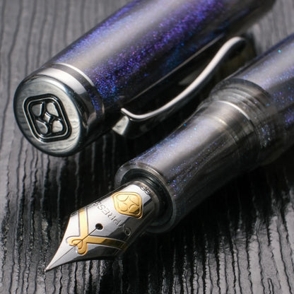 Cypress Urban Recluse Fountain Pen - Blue Nebula