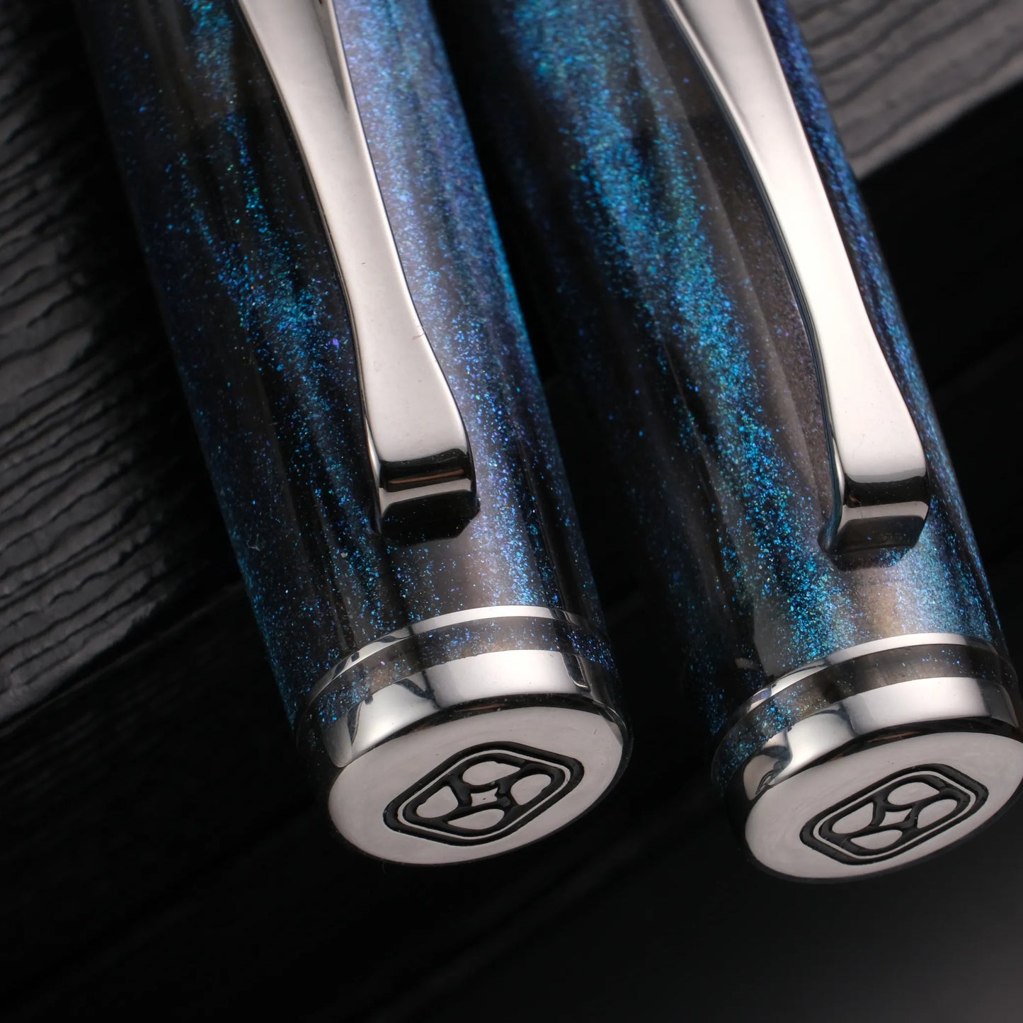 Cypress Urban Recluse Fountain Pen - Blue Nebula