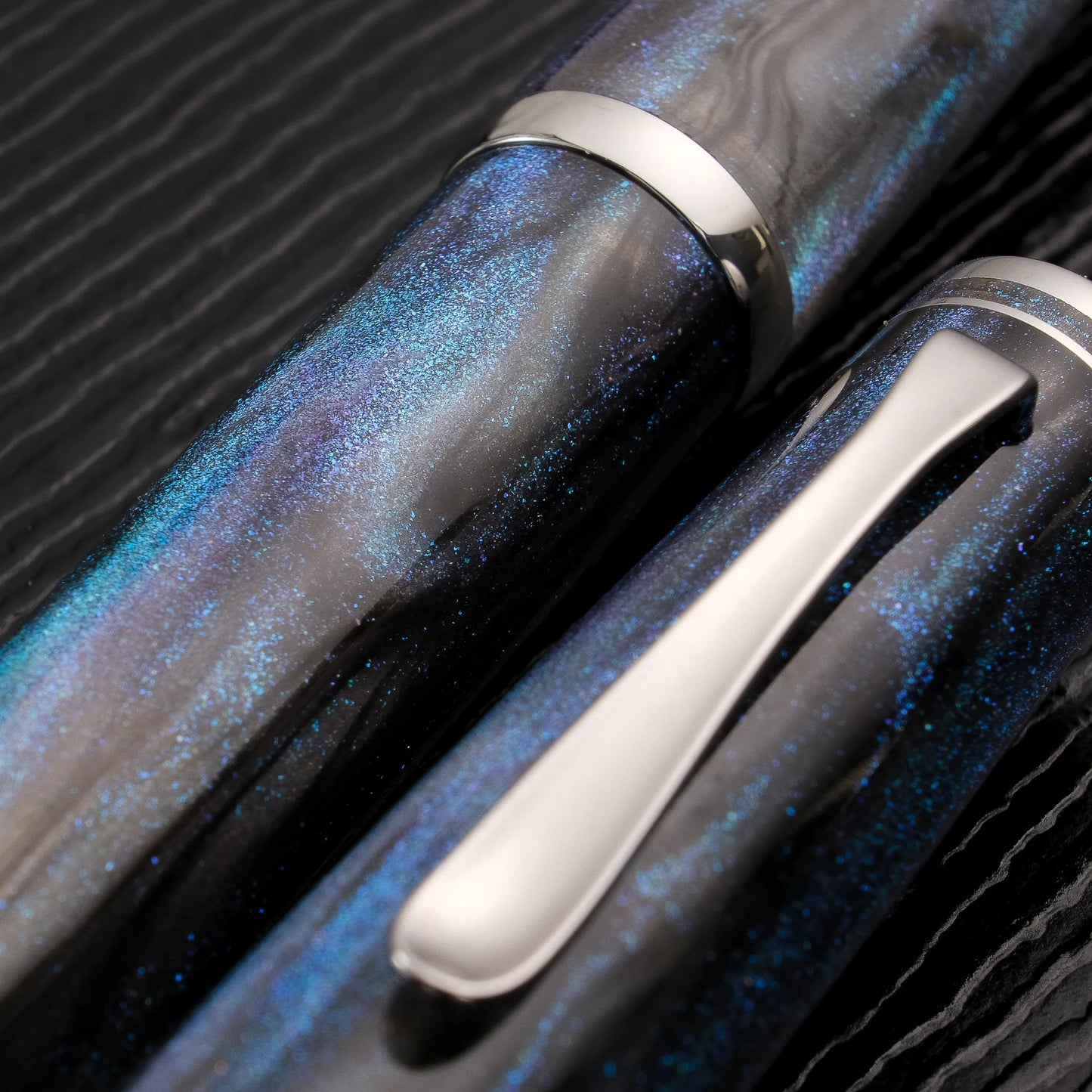 Cypress Urban Recluse Fountain Pen - Blue Nebula