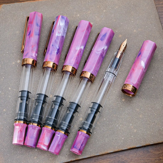 TWSBI ECO Fountain Pen -  Fluorite Purple with Bronze