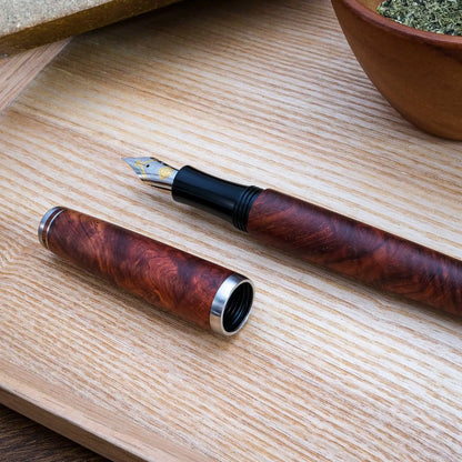 Cypress Urban Recluse Fountain Pen - Wood Series - Rosewood