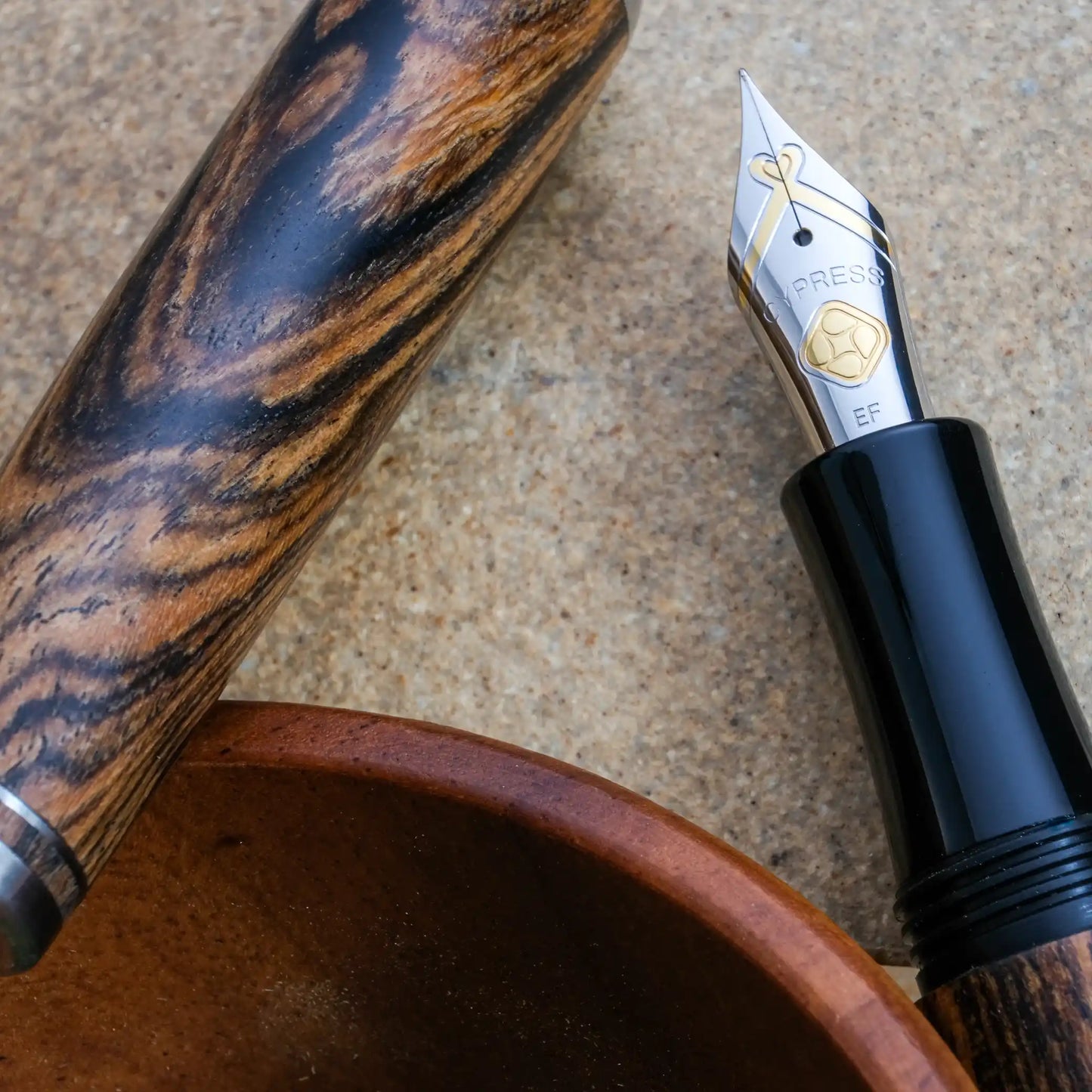 Cypress Urban Recluse Fountain Pen - Wood Series - Bocote
