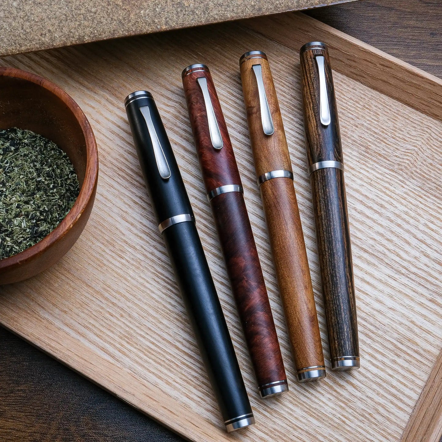 Cypress Urban Recluse Fountain Pen - Wood Series - Bocote