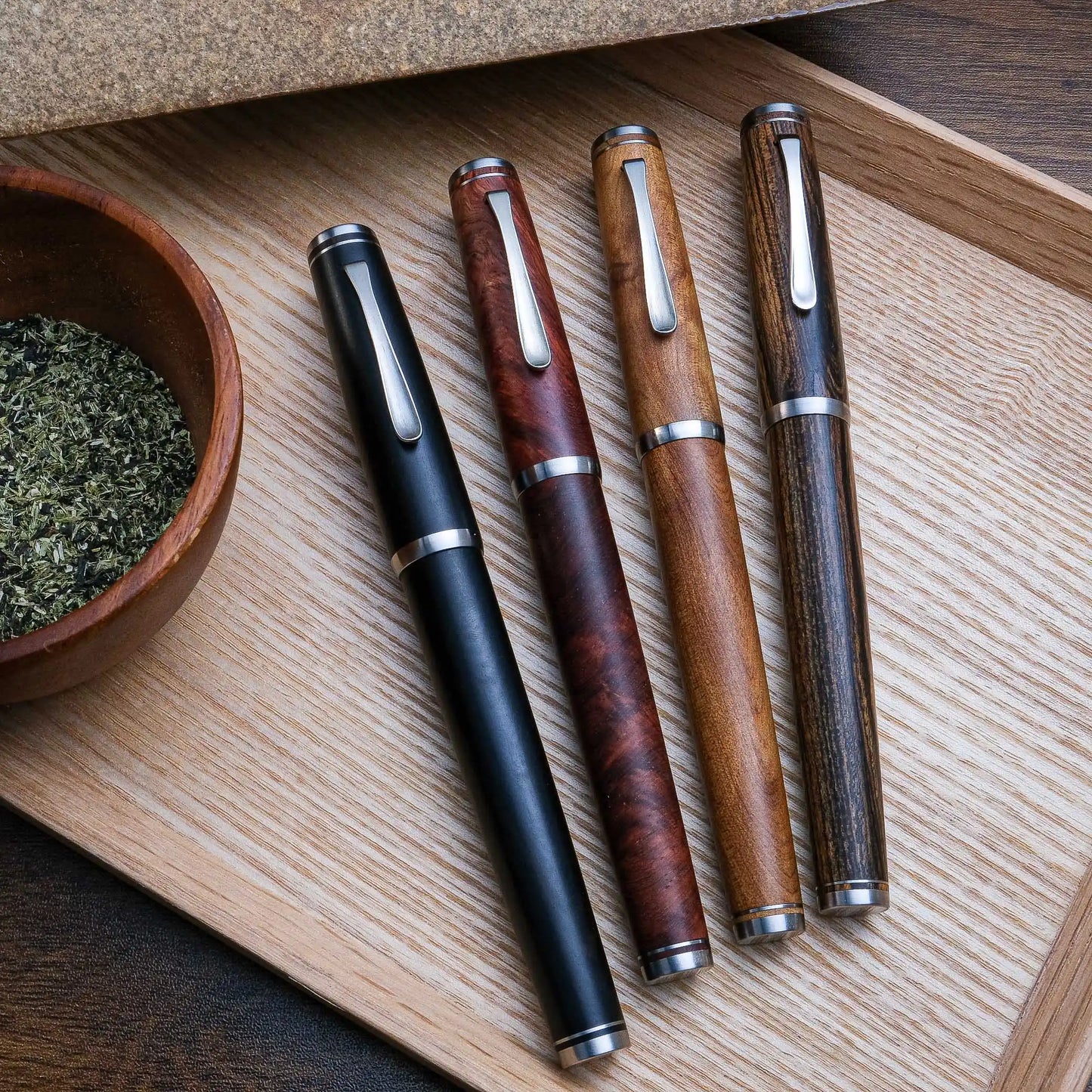 Cypress Urban Recluse Fountain Pen - Wood Series - Rosewood
