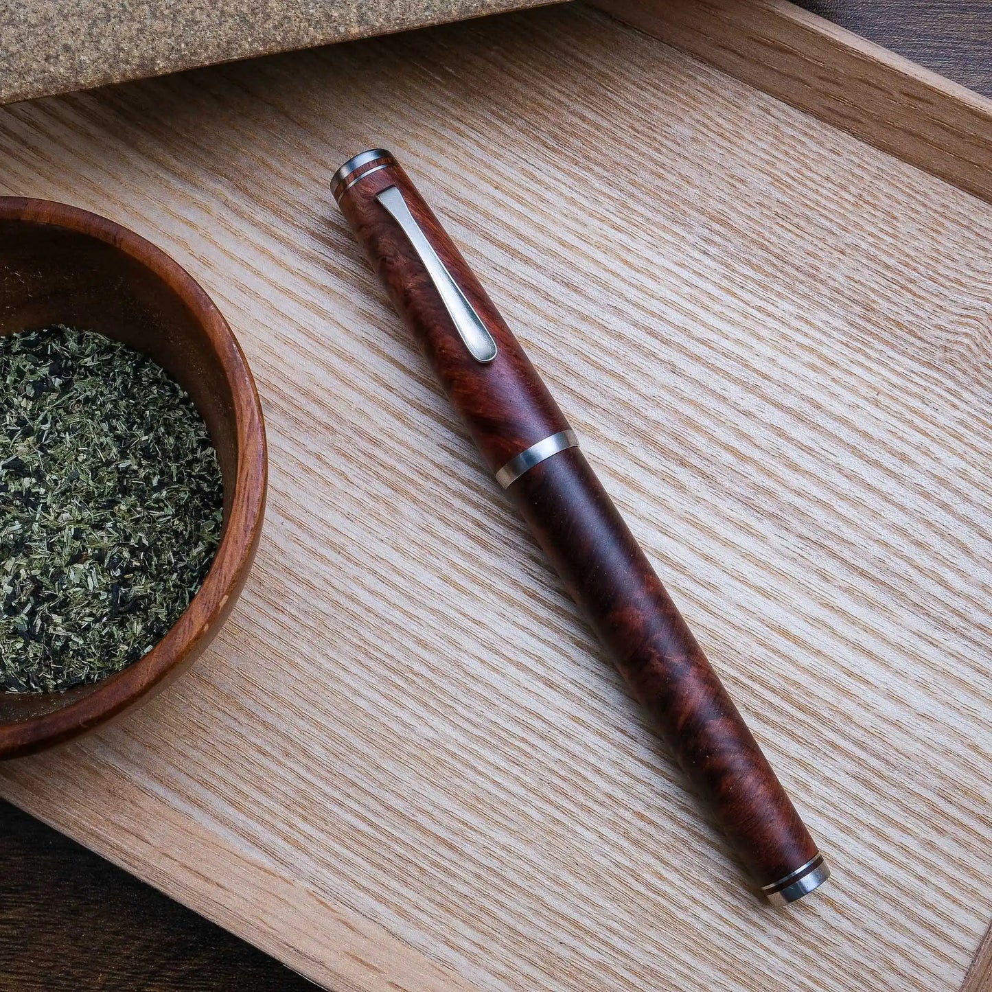 Cypress Urban Recluse Fountain Pen - Wood Series - Rosewood