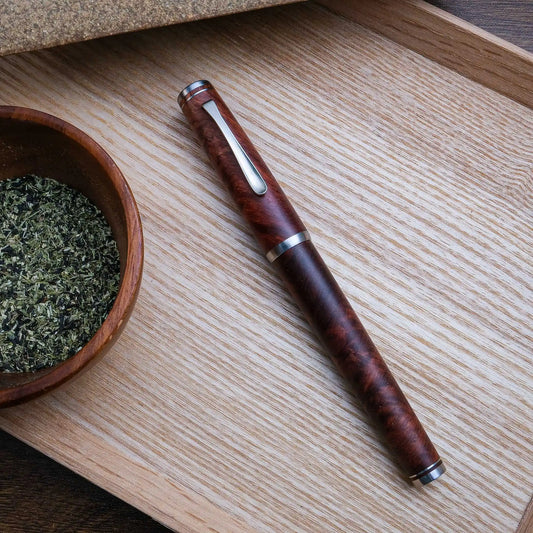 Cypress Urban Recluse Fountain Pen - Wood Series - Rosewood