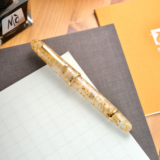Penlux Masterpiece Grande Koi Fountain Pen - Golden Crystal