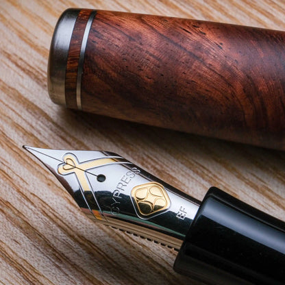 Cypress Urban Recluse Fountain Pen - Wood Series - Rosewood