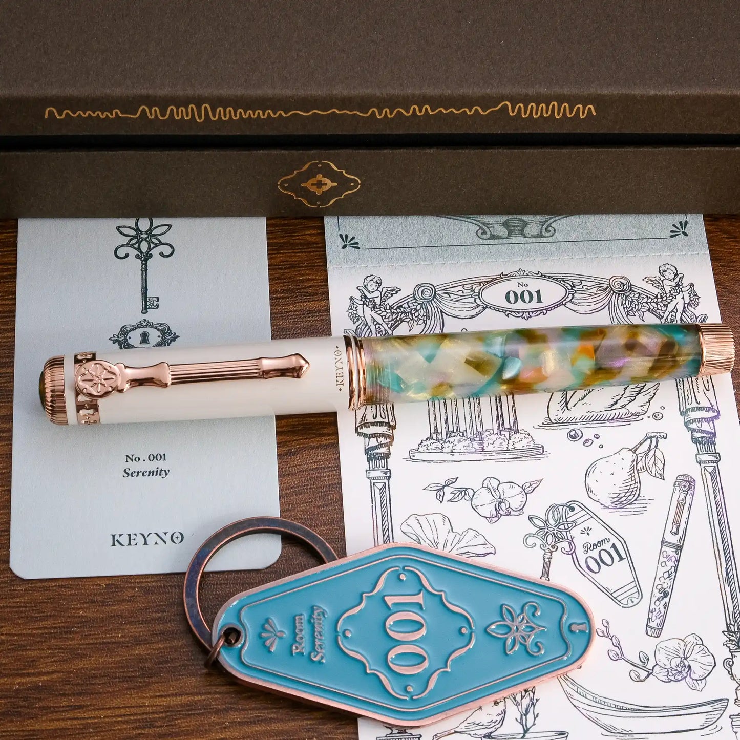 Dominant Industry Keyno Stay.tionery Fountain Pen - No. 001 Serenity