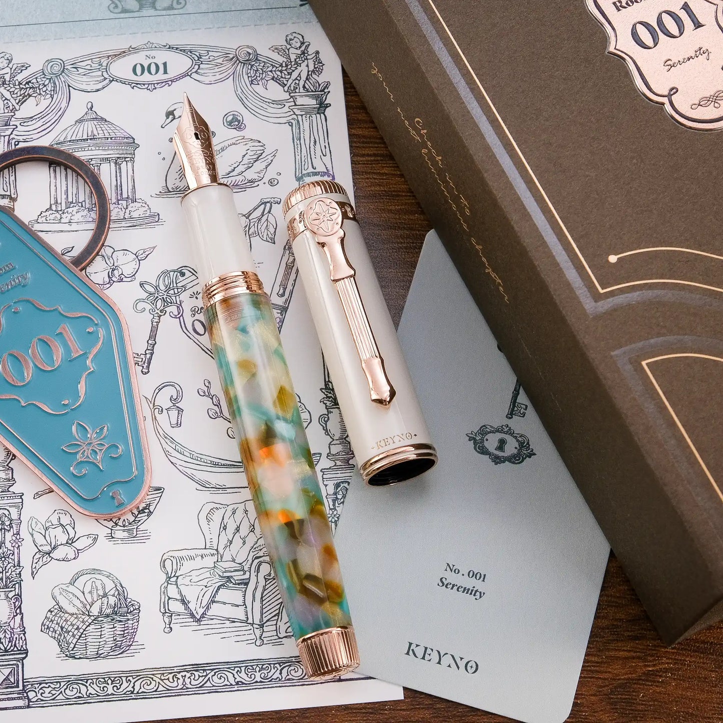 Dominant Industry Keyno Stay.tionery Fountain Pen - No. 001 Serenity