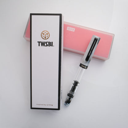 TWSBI ECO Fountain Pen - Carrara with Onyx