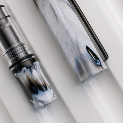 TWSBI ECO Fountain Pen - Carrara with Onyx