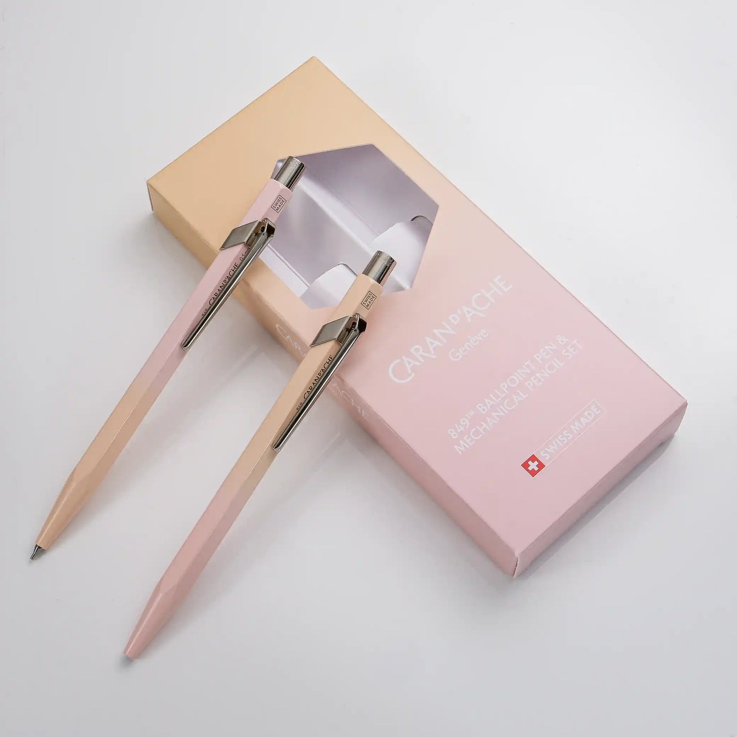 Caran d'Ache 849+844 Ballpoint Pen and Mechanical Pencil Set - Horizon (Special Edition)