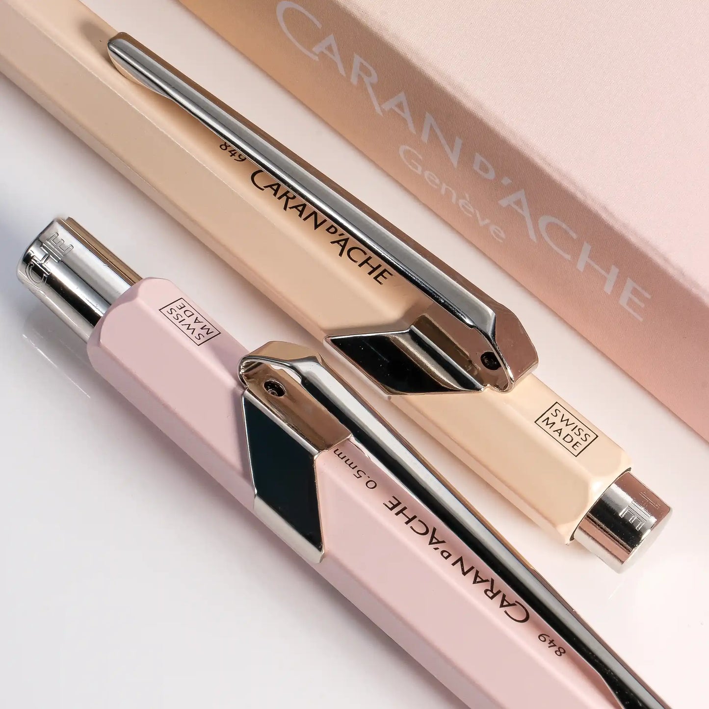 Caran d'Ache 849+844 Ballpoint Pen and Mechanical Pencil Set - Horizon (Special Edition)