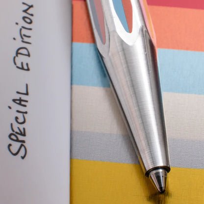 Caran d'Ache + Paul Smith 5th Edition 849 Ballpoint Pen - Gray Silver