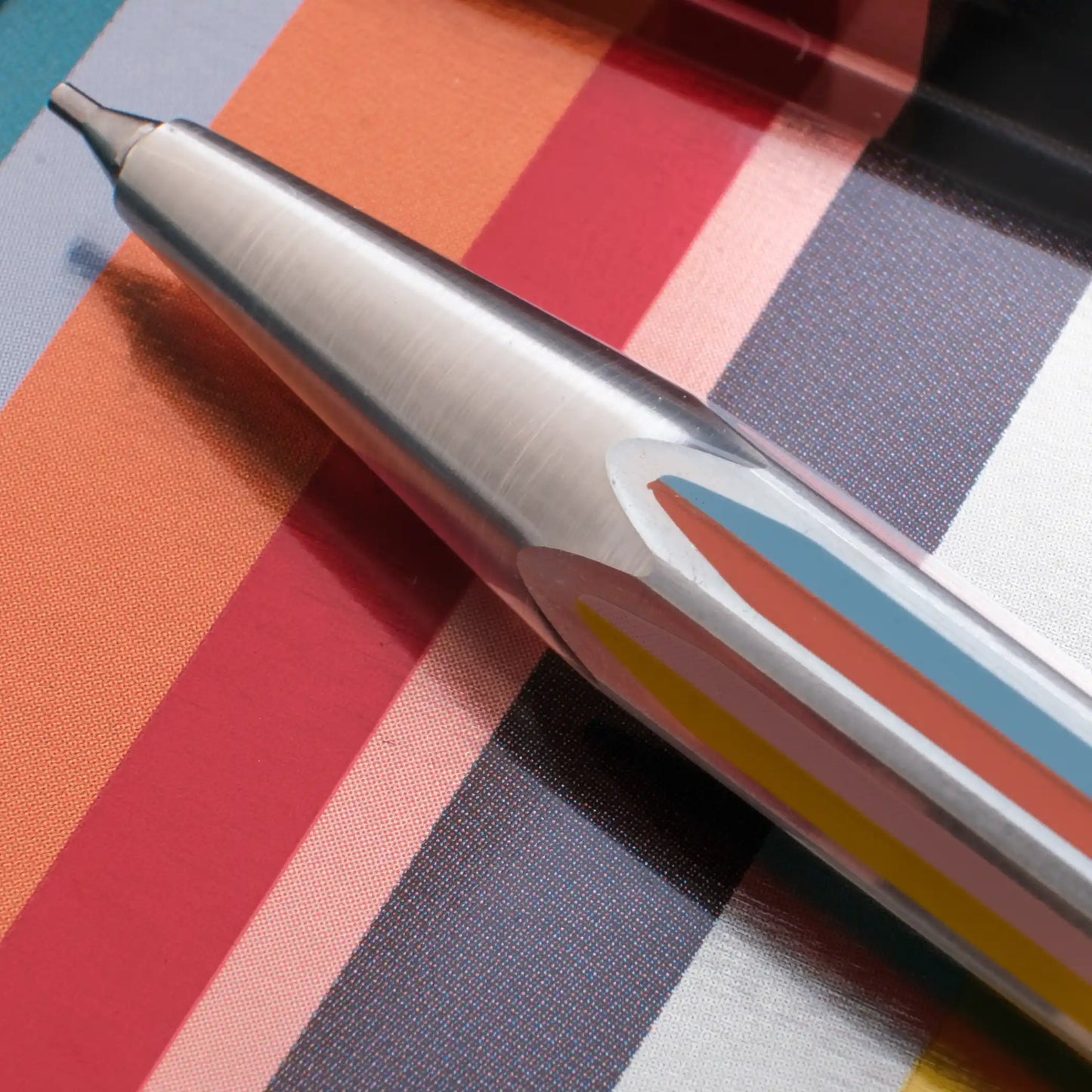 Caran d'Ache + Paul Smith 5th Edition 849 Mechanical Pencil - Gray Silver