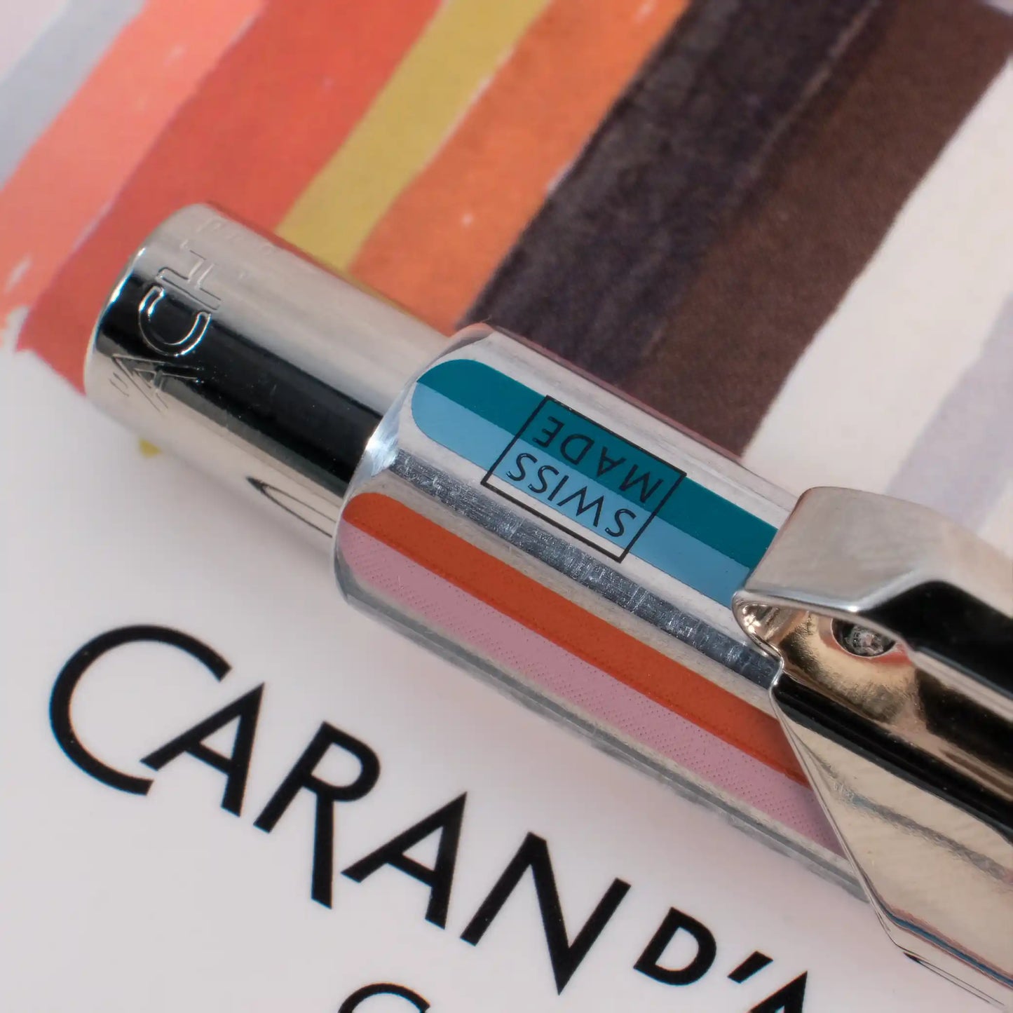 Caran d'Ache + Paul Smith 5th Edition 849 Mechanical Pencil - Gray Silver